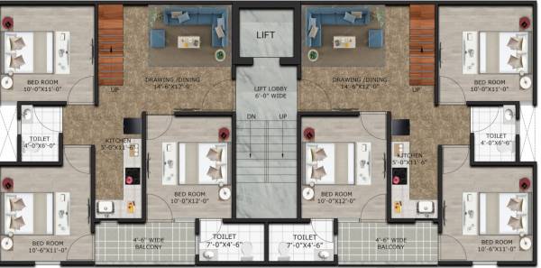  twin-celestial Cluster Plan
