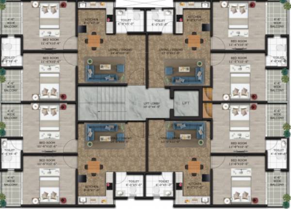  twin-celestial Cluster Plan