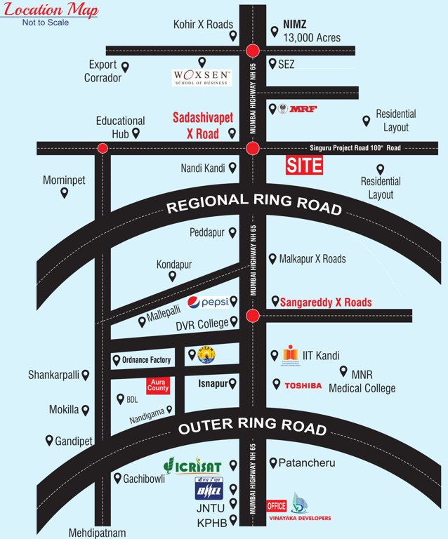  vision county Location Plan