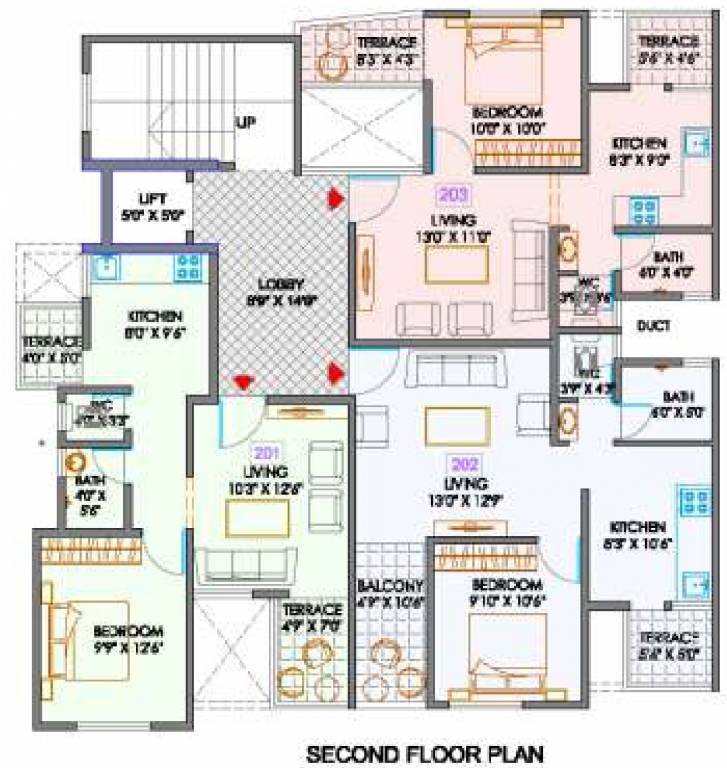  paradise Pathan Paradise A Cluster Plan for 2nd Floor