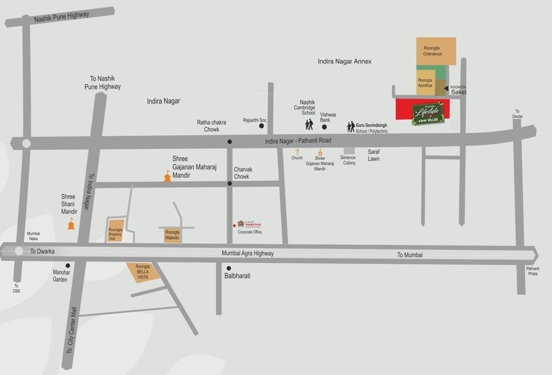  lifestyle 3bhk and 4bhk villas Location Plan