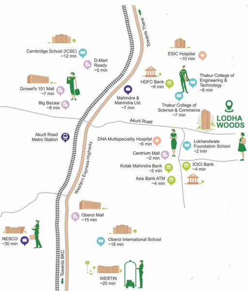  kandivali-project-tower-5 Location Plan