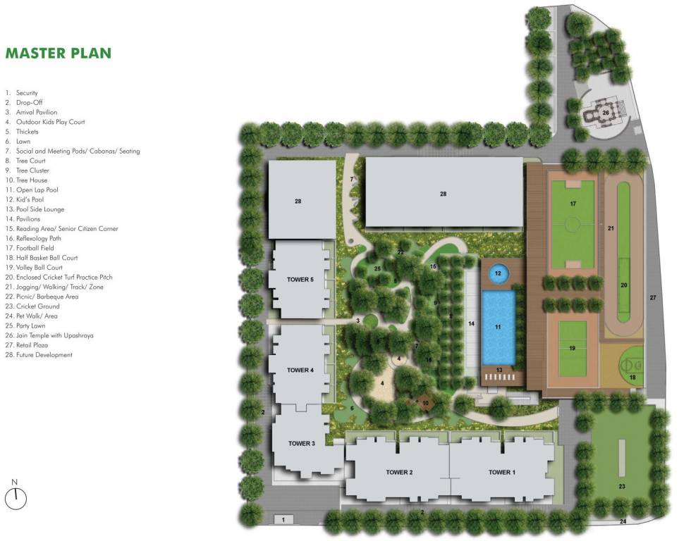  kandivali project tower 5 Master Plan