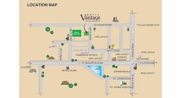 Images for Location Plan of Puravankara Purva Vantage