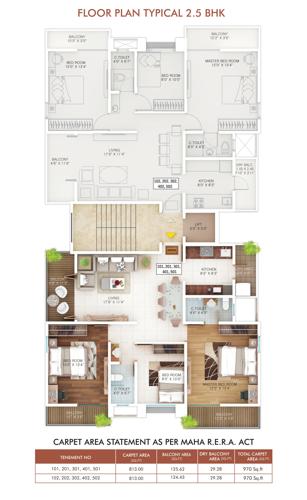  fortune-heights Fortune Heights Cluster Plan from 1st to 5th Floor