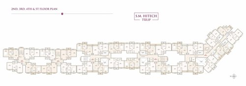  hitech-tulip S M Tulip Cluster Plan from 2nd to 5th Floor