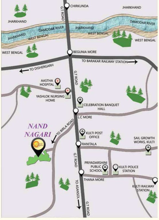  nand nagari township Location Plan