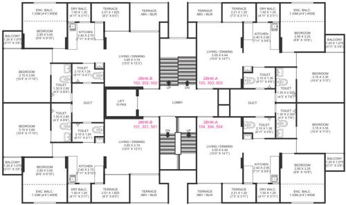  ace-aurum-iii-tower-02 Ace Aurum III Tower 02 Cluster Plan For 1st, 3rd & 5th Floor