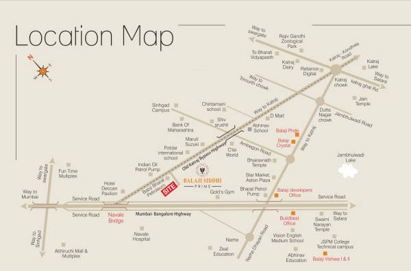  balaji-siddhi-prime Location Plan