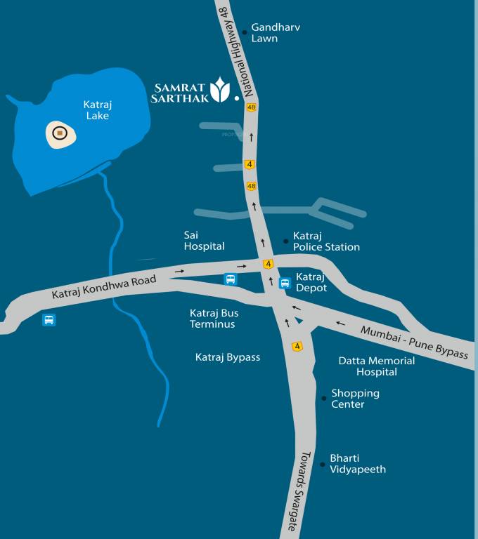  samrat sarthak Location Plan