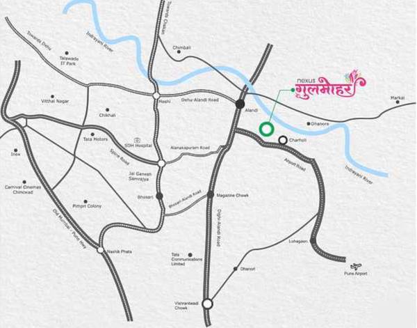  gulmohar-wing-c Location Plan
