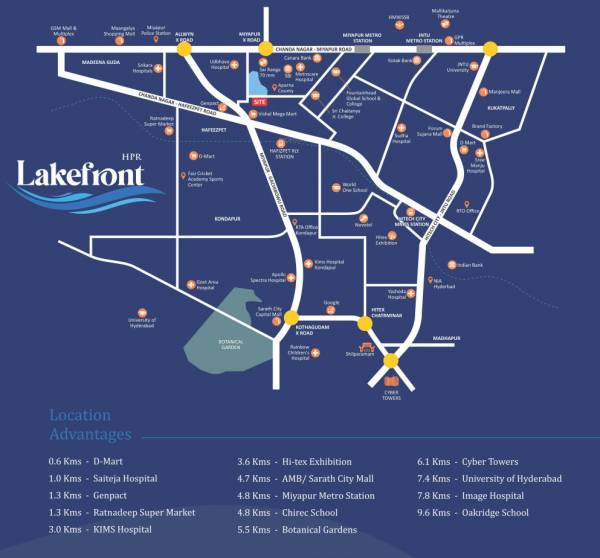  lake-front Location Plan