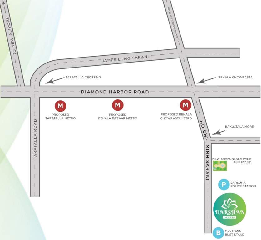  darshan tower Location Plan