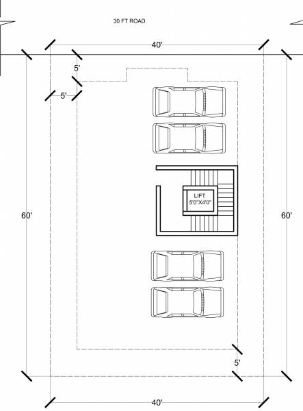 flats Flats Cluster Plan for ground Floor
