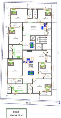  rajiv-enclave Rajiv Enclave Cluster Plan for 1st Floor