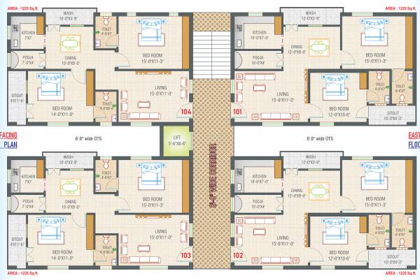  kamakshi-residency Cluster Plan