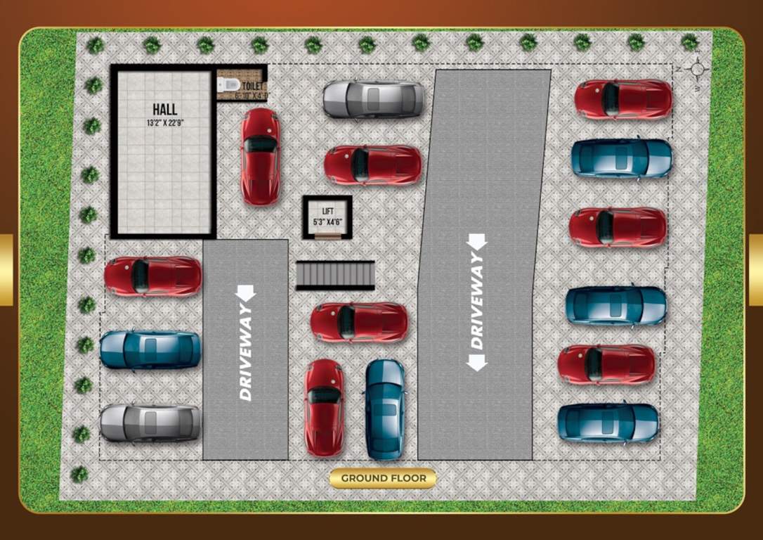  thiara homes Thiara Homes Cluster Plan For Ground Floor