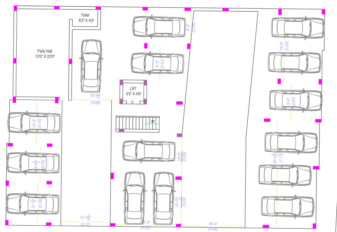  thiara homes Thiara Homes Cluster Plan For Ground Floor