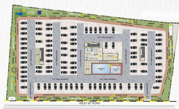  southern-star Cluster Plan For Ground Floor