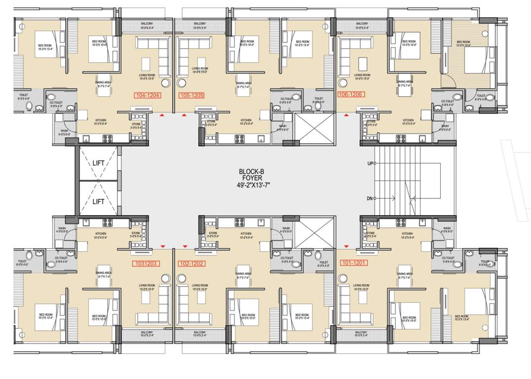  neelkanth heights B Cluster Plan