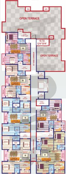  valencia-emerald Valencia Emerald Cluster Plan For 5th Floor