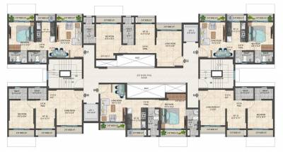  residency-b-building B Building Cluster Plan