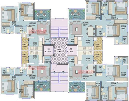  aero-lifespace-phase-ii Aero Lifespace Phase II Cluster Plan From 1st To 11th Floor Except 7th Floor