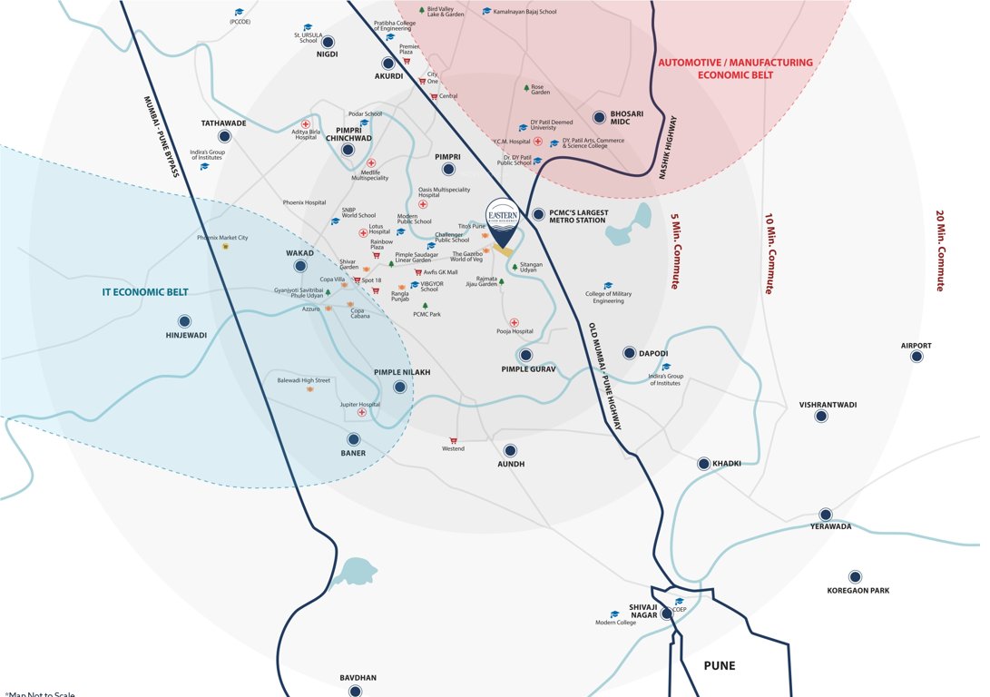  eastern river residency wing d Location Plan