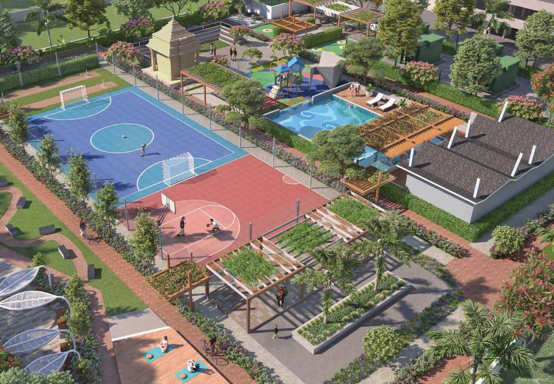  eastern river residency wing d Basketball Court