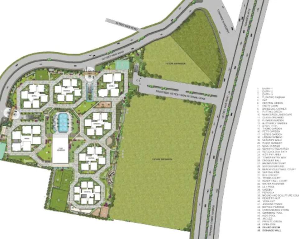  t11 named as raheja stellar in rv premeire Master Plan