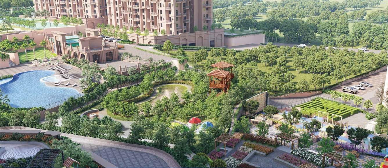  t11 named as raheja stellar in rv premeire Landscape Garden and Tree Planting