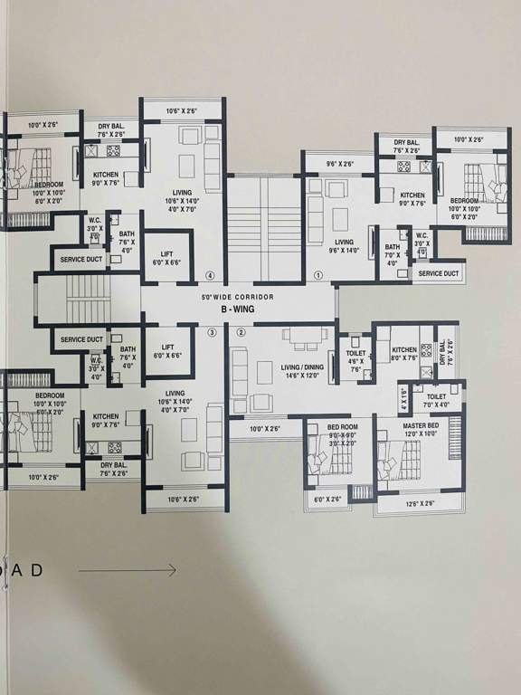  ng ocean pearl phase i NG Ocean Pearl Phase I Wing A Cluster Plan