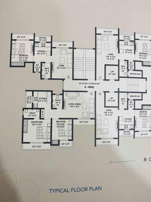  ng ocean pearl phase i NG Ocean Pearl Phase I Wing A Cluster Plan