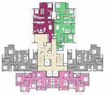 Building 5 - T10 Cluster Plan For 19th And 28th Floor  meridian-park-phase-i-the-prestige-city Building 5 - T10 Cluster Plan For 19th And 28th Floor
