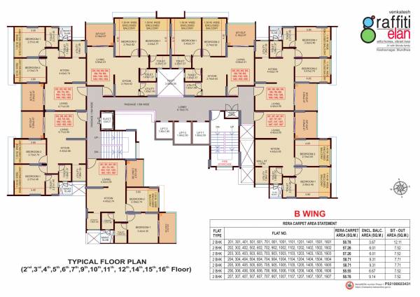  graffiti-glover Wing C Cluster Plan