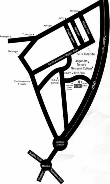  dhanwin-towers Location Plan