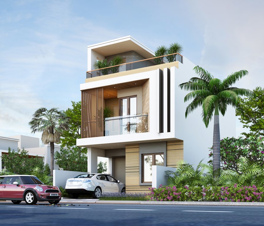  luxury villas by golden homes Elevation