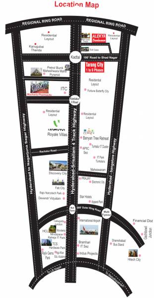  brundhavanam Location Plan