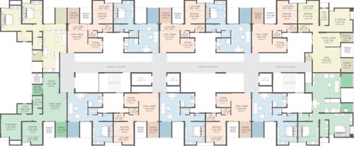  aaradhyam-phase-ii Aaradhyam Phase II Cluster Plan from 2nd, 4th, 6th, 8th and 10th Floor