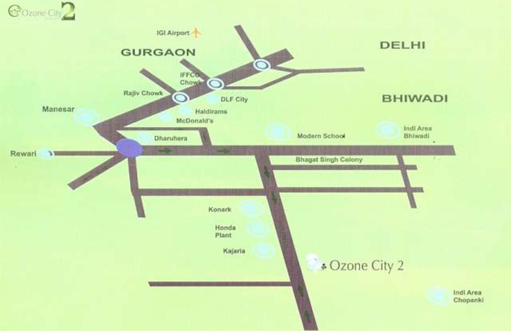  ozone city 2 phase 3 Location Plan