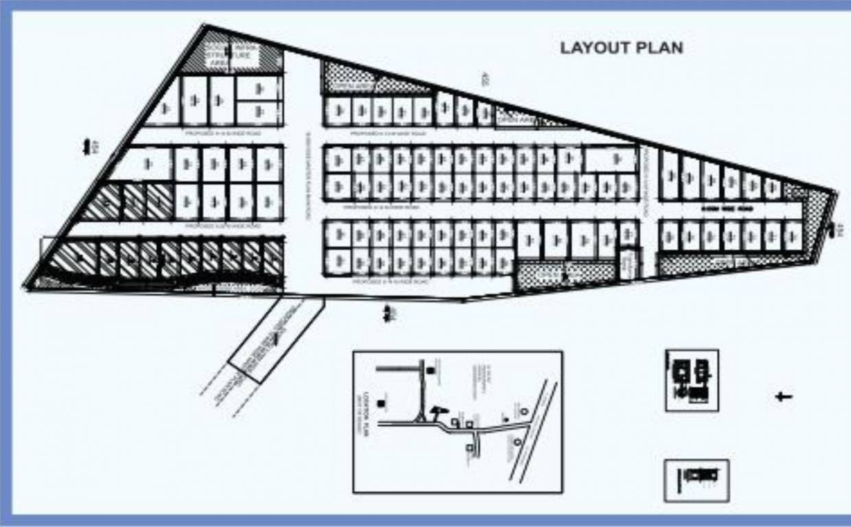  sahasra s green meadows Layout Plan