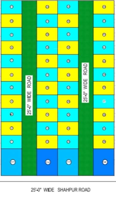  sawraj garden Layout Plan