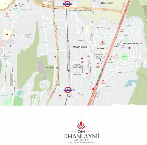  om-dhanlaxmi-heights Location Plan