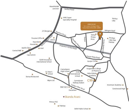  spirit-of-one Location Plan