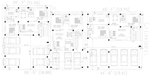  sri-venkateswara-flats Sri Venkateswara Flats Cluster Plan For Ground Floor