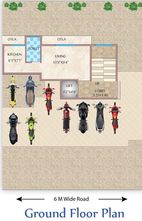  shree samarth leela Shree Samarth Leela Cluster Plan for ground Floor