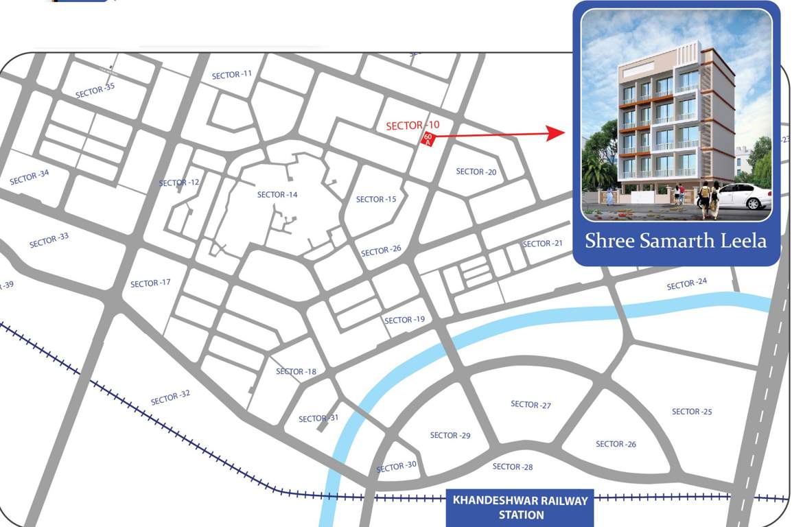  shree samarth leela Location Plan