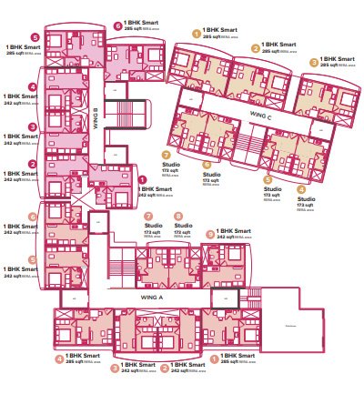  neopark-ashoka-wing-a Neopark Ashoka Wing A Cluster Plan