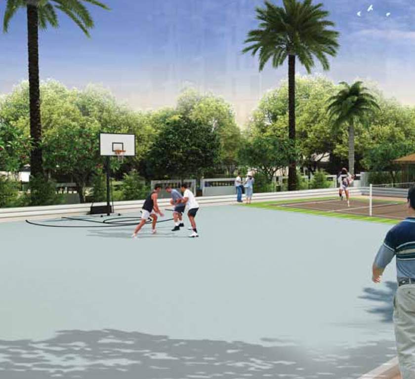  vrundavan ii b Basketball Court
