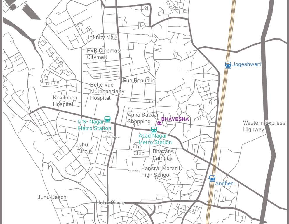  bhavesha co operative housing society ltd Location Plan